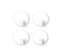 Trendform - Ganci magnetici Antiscivolo, Set da 4, Colore: Bianco
