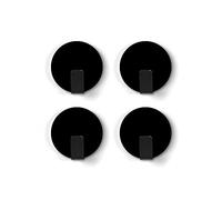 Trendform, Set di Calamite con Ganci, buona Tenuta, 4 pz., Nero