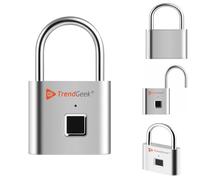 TrendG locco per Impronte Digitali Smart Keyless Sicurezza Impronte Digitali Serratura per Palestra USB Ricaricabile Scuola Locker Lock Porta Dell'armadio Valigia Zaino Armadietti TG-131