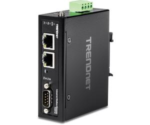 TRENDnet 1-Port Fast Ethernet Industrial Modbus Gateway, 1 x Serial DB-9 Port, 2