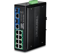 TRENDnet 10-Port Industrial Gigabit 400W Poe++ DIN-Rail Swit