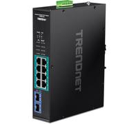 TRENDnet 10-Port Industrial Gigabit PoE+ Switch, WideTemperature Range -20° - 65
