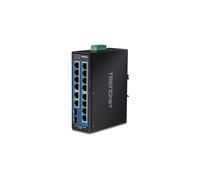 trendnet 16-porte industriale gigabit nero nero Noir