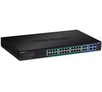 TRN TPE-5028WS - Switch, 24 porte, Gigabit Ethernet, PoE+, 4 RJ45/SFP