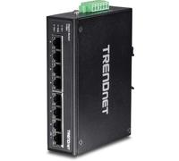 TRENDnet 8-Port Hardened Industrial Gigabit DIN-Rail Switch, 16 Gbps Switching C