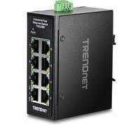 TRENDnet 8-Port Industrial Fast Ethernet DIN-Rail Mini Switch, TI-ELC80, 8 x 10/