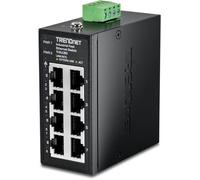 TRENDnet 8-Port Industrial Fast Ethernet DIN-Rail MiniSwitch