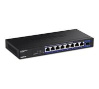 TRENDnet 9-Port Unmanaged 2.5G Switch with 10G SFP+ Port, TEG-S5091, 8 x 2.5GBAS