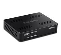 TRENDnet Adattatore Ethernet su coassiale da 2,5 Gbps, TMO-313C, 1 ingresso coassiale coassiale femmina tipo F MoCA, 1 porta LAN RJ45 da 2,5 Gbps, conforme NDAA e TAA