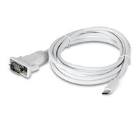TRENDnet Adattatore seriale da USB tipo C a RS-232 DB9, TUC-S9, collega un dispositivo seriale RS-232 a una porta USB di tipo C del computer, 1,8 m, supporta USB 3.0/2.0/1.1, supporta Windows