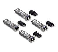 TRENDnet Modulo LC monomodale SFP, TEG-MGBS10/4, per fibra monomodale, distanze fino a 10 km, SFP Gigabit, supporta fino a 1,25 Gbps, Gigabit Ethernet IEEE 802.3z, protezione a vita