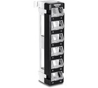 TRENDnet Pannello patch Keystone a 12 porte con montaggio a parete, TC-KP12V, da utilizzare con jack TRENDnet Keystone (venduti separatamente), stile a scatto, accesso rapido e facile, staffa di