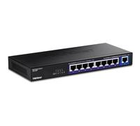 TRENDnet Switch multi-gig a 9 porte, TEG-S591, 8 porte RJ-45 da 2,5 G, 1 porta RJ-45 da 10 G, capacità di commutazione 60 Gbps, protezione a vita, nero