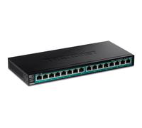 TRN TPE-TG161H - Switch, 16 porte, Gigabit Ethernet, PoE+