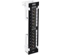 Trendnet TC-P12C6V pezzo di pannello (TRENDnet TC-P12C6V 12-Port Cat6 Unshielded Wall Mount Patch Panel with Included 89D Brack NEW