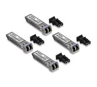 TRENDnet Modulo LC monomodale SFP, TEG-MGBS10/4, per fibra monomodale, distanze fino a 10 km, SFP Gigabit, supporta fino a 1,25 Gbps, Gigabit Ethernet IEEE 802.3z, protezione a vita