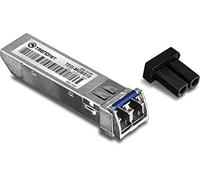 TRENDnet, TEG-MGBS10, Modulo LC monomodale Mini-GBIC SFP a RJ45, per fibra monomodale, distanze fino a 10 km (6,2 miglia), modulo SFP Gigabit