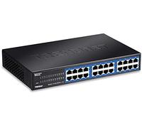 TRENDnet, TEG-S24DG, Switch desktop GREENnet Gigabit non gestito a 24 porte, switch di rete Ethernet, 24 porte RJ-45 Gigabit Ethernet 10-100-1000, nero