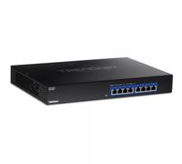 Trendnet TEG-S708 switch di rete Nero (8-PORT 10G SWITCH - PORTS/ 160 GBPS SWITC