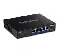 Trendnet TEG-S750 switch di rete 10G Ethernet [100/1000/10000] Nero (5-PORT 10G