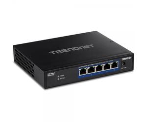 Trendnet TEG-S750 switch di rete 10G Ethernet [100/1000/10000] Nero (5-PORT 10G