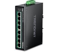 TRN TI-PE80 - Switch, 8 porte, Fast Ethernet, PoE+