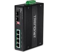 TRN TI-PG62B - Switch, 6 porte, Gigabit Ethernet, guida DIN, PoE+