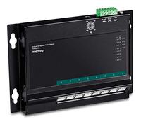 TRENDnet 8-Port Industrial Gigabit Poe+ Wall-Mounted Front Access Switch, 8 x Gi