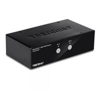 Trendnet TK-241DP switch per keyboard-video-mouse [kvm] Nero (TRENDnet TK-241DP