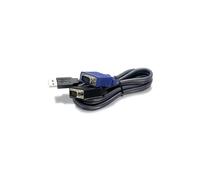 TRENDNET TK-CU15 Video Cable, Keyboard and Rat TRENDNET TK-CU15, 4.5 M, Black, V