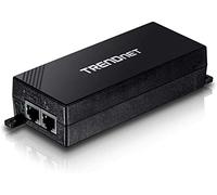 TRENDnet, TPE-115GI, Iniettore Gigabit Power Over Ethernet Plus, PoE+ (30 W) per alimentare distanze di rete fino a 100 m (328 piedi), nero