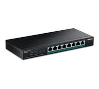 Trendnet TPE-BG380 switch di rete Non gestito 2.5G Ethernet [100/1000/2500] Supporto Power over [PoE] Nero (8-PORT POE++ SWITCH) [TPE-BG380]