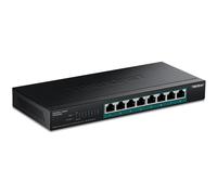 Trendnet TPE-BG380 switch di rete Non gestito 2.5G Ethernet [100/1000/2500] Supporto Power over [PoE] Nero (8-PORT POE++ SWITCH) [TPE-BG380]
