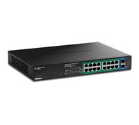 Trendnet TPE-TG182ES switch di rete Gestito Gigabit Ethernet (10/100/1000) Supporto Power over (PoE) Nero [TPE-TG182ES]