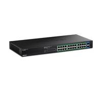 Trendnet TPE-TG262ES switch di rete Gestito Gigabit Ethernet (10/100/1000) Supporto Power over (PoE) Nero [TPE-TG262ES]