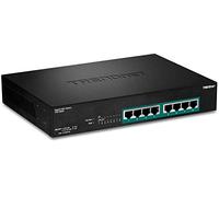 Trendnet TPE-TG80F v1.0R Gigabit Ethernet (10/100/1000) Nero 1U Supporto Power over Ethernet (PoE)