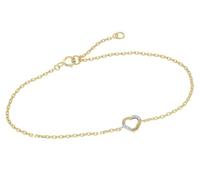 trendor Bracciale da donna con cuore in zirconi cubici argento sterling 925