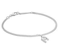 trendor Bracciale da ragazza con lettera M, argento 925, rodiato, 21590-M