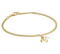 trendor Bracciale da ragazza Fede, Amore, Speranza Argento 925 placcato oro 21621