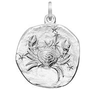 trendor Ciondolo con segno zodiacale Cancro, argento sterling 925,