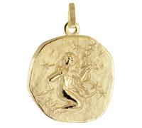trendor Ciondolo con segno zodiacale Vergine, argento sterling placcato oro | Un gioiello per uomo e donna, un'idea regalo senza tempo