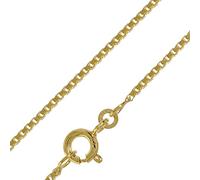 trendor Collana in oro 333 Venezia per uomo e donna, larghezza 1,2 mm, questa collana in oro è un gioiello, bella idea regalo, collana in vero oro 41635