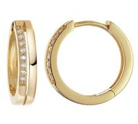 trendor Orecchini a cerchio da donna, argento sterling 925