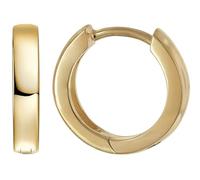 trendor Orecchini a cerchio piccoli, argento sterling 925, placcati oro