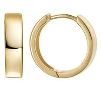 trendor Orecchini a cerchio piccoli, argento sterling 925, placcati oro