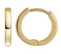trendor Orecchini a cerchio piccoli, in argento sterling 925 placcato oro,