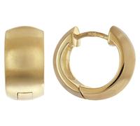 trendor Orecchini da donna, argento sterling 925, placcati oro opaco, | Eleganti orecchini da donna, in autentico argento sterling, graziosi orecchini a cerchio, un regalo raffinato