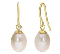 trendor Orecchini da donna con perle in argento sterling 925 placcato oro 21561