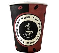 Trendsky Made in DE, 200 x 400 ml, tazza da caffè da 16 oz, carta rigida usa e getta, tazze da caffè da 0,4 l