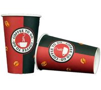 Trendsky Made in Germany 1000 tazze da caffè da 180 ml - 7,5oz - Posacenere automatica Coffee to go - Tazza di carta usa e getta, per bevande calde e fredde